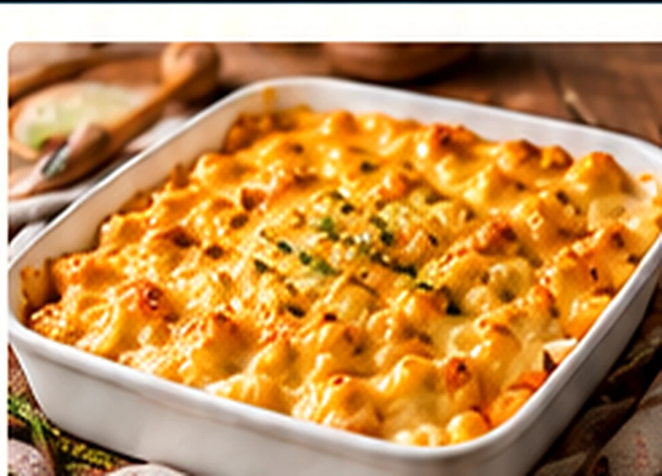 A freshly prepared comfort foods dish