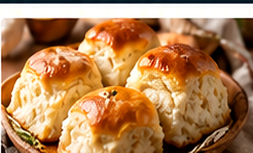 A freshly prepared homemade breads dish